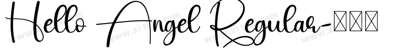 Hello Angel Regular字体转换
